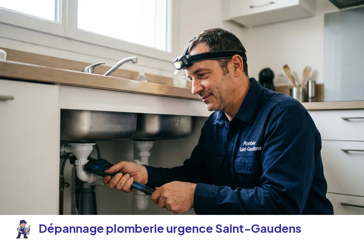 Dépannage plomberie urgence à Saint-Gaudens