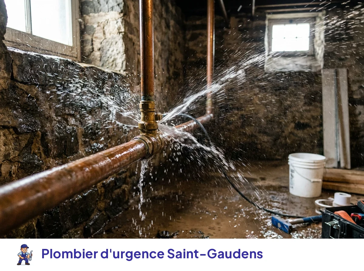 Plombier d'urgence à Saint-Gaudens