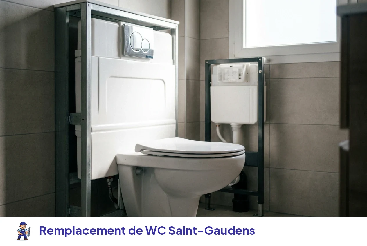 Remplacement de WC à Saint-Gaudens