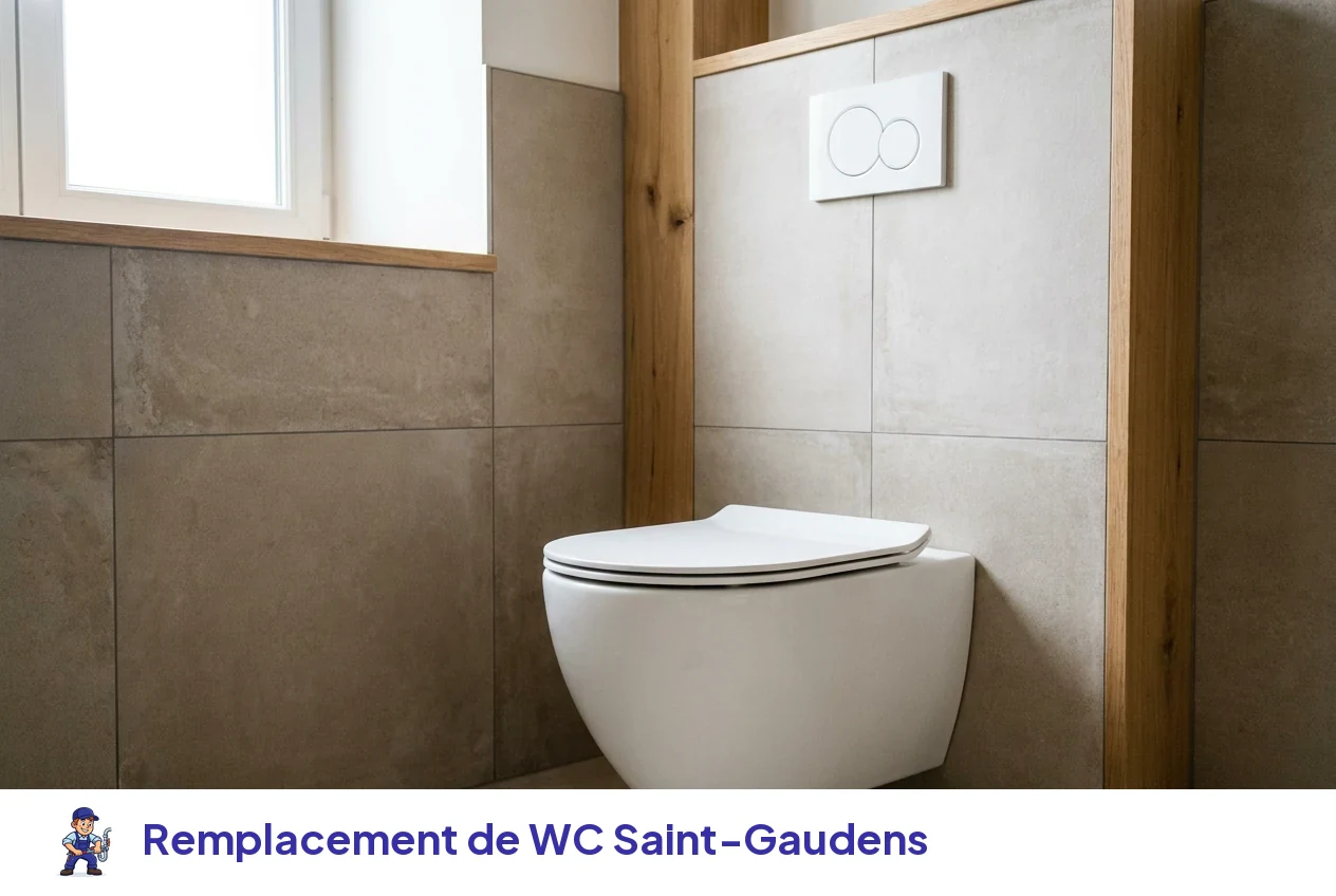 Remplacement de WC à Saint-Gaudens